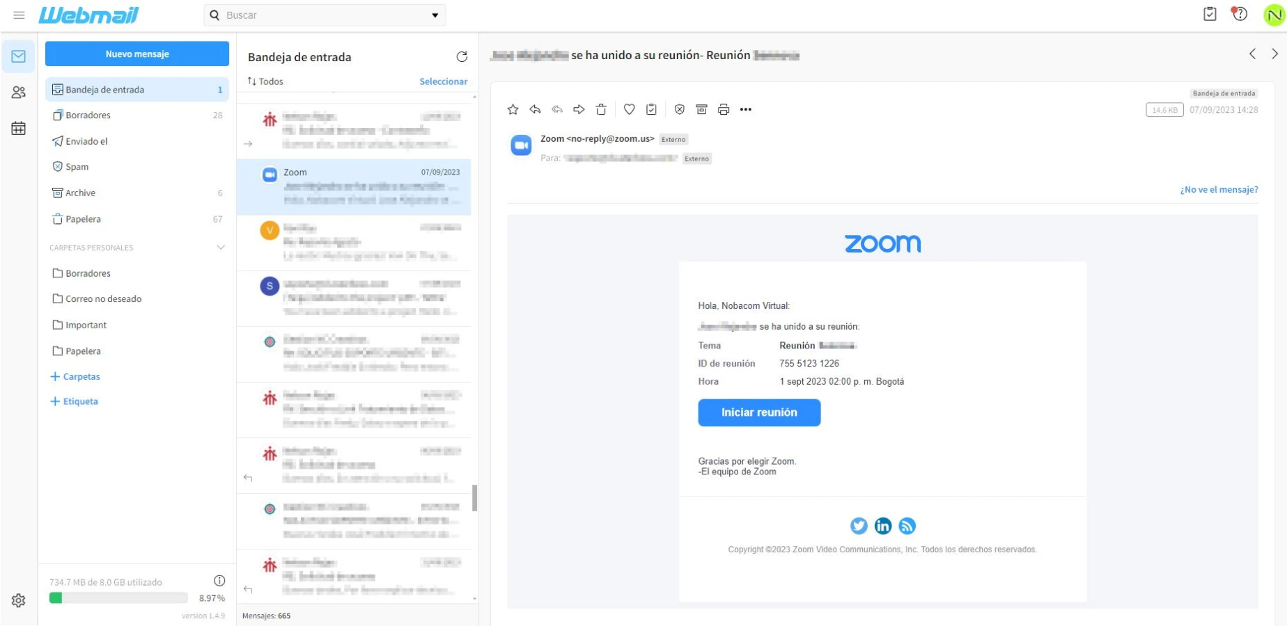Así es nuestra  interfaz 